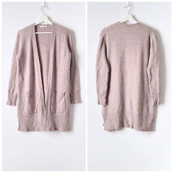madewell  kent open front cardigan in coziest yarn - Picture 2 of 13